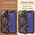 Wild Metallic Leopard 3D Initials iPhone Case